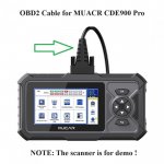 OBD II Cable Diagnostic Cable for MUCAR CDE900PRO Scanner